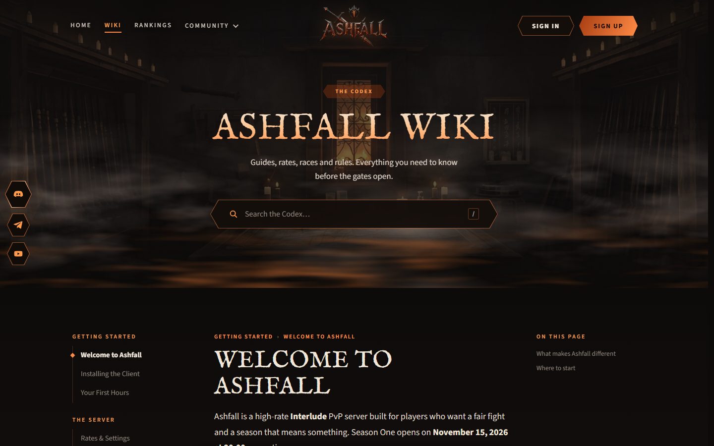 Wiki: searchable Markdown pages