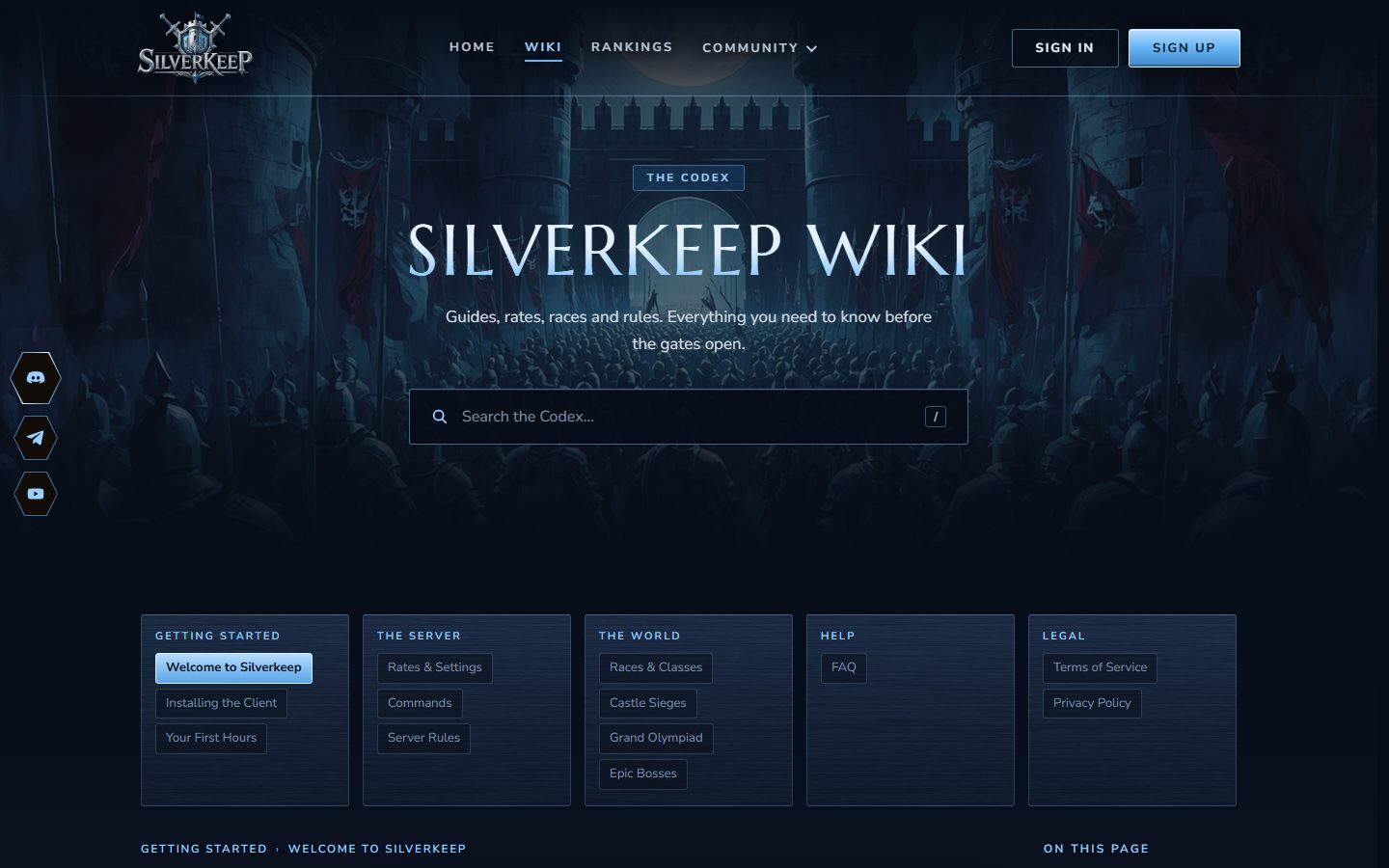 Wiki: searchable Markdown pages